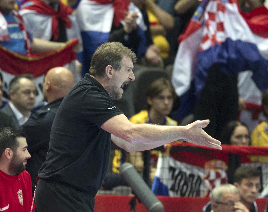 Jovica Cvetković, selektor srbske reprezentance, evropsko prvenstvo v rokometu 2018 | Avtor: epa