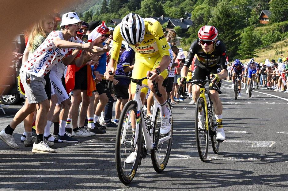 Tadej Pogačar in Jonas Vingegaard | Avtor: Profimedia