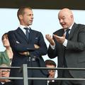Aleksander Čeferin in Gianni Infantino