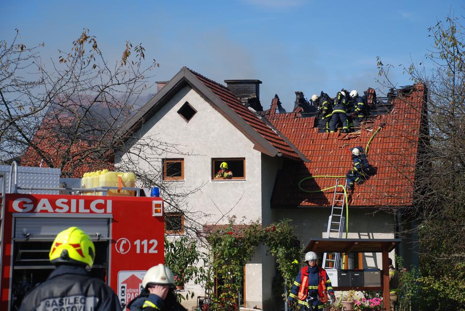 Požar hiše | Avtor: Gasilska zveza Žalec