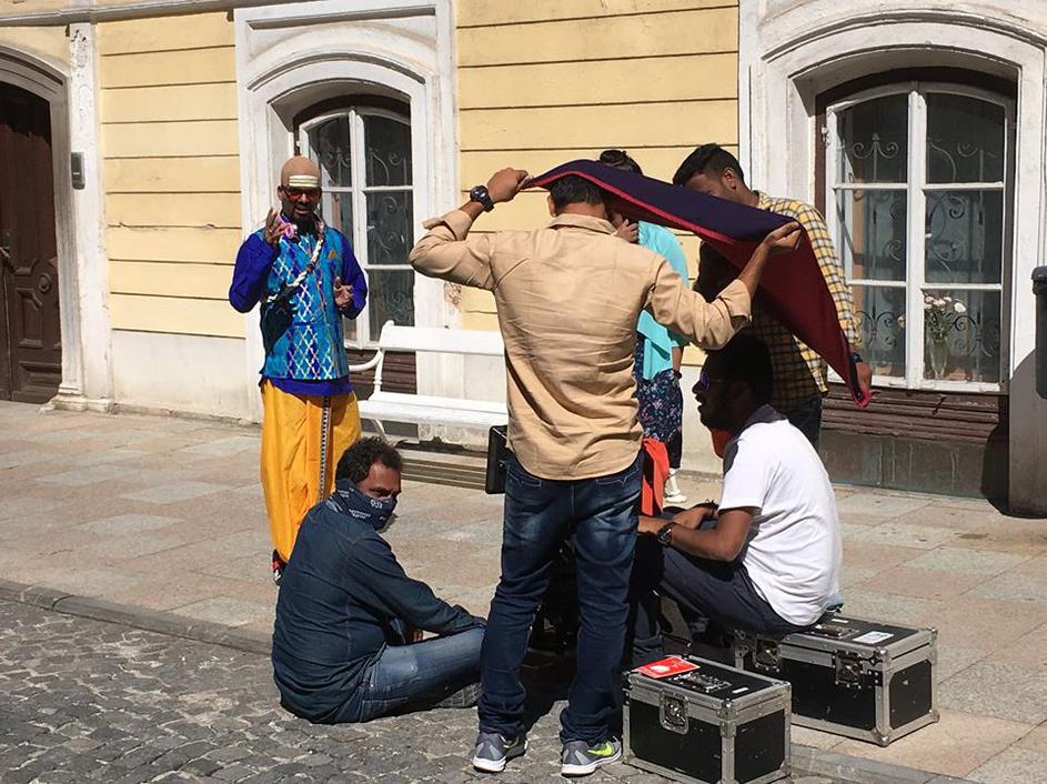 Snemanje bollywoodskega filma v Kamniku