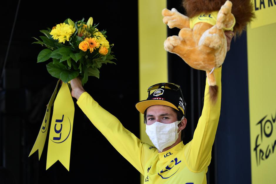 Primož Roglič rumena majica TdF | Avtor: Epa