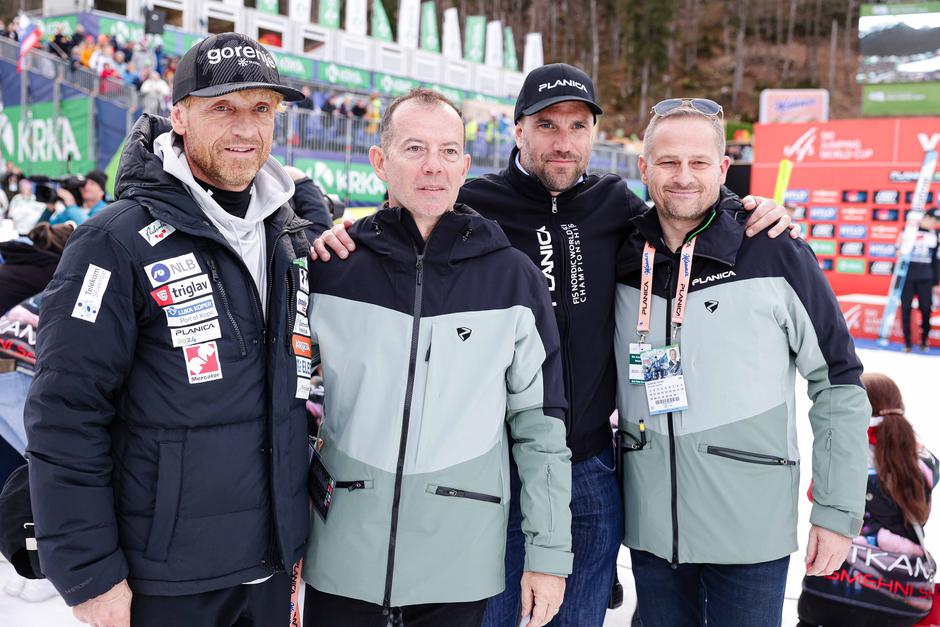 Planica 2024, Gorazd Pogorelčnik, Enzo Smrekar, Uroš Zupan, Tomaž Šušteršič | Avtor: Saša Despot