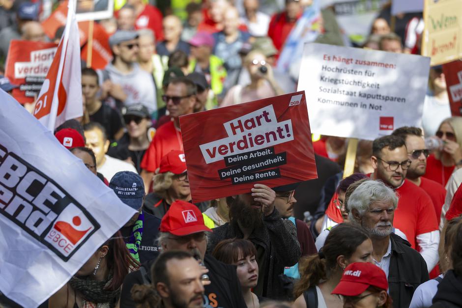 Protesti sindikatov v  Nemčiji | Avtor: Epa