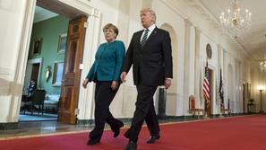 Angela Merkel in Donald Trump