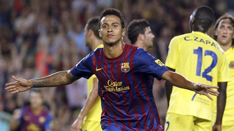 barcelona villarreal thiago alcantara