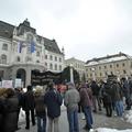 slovenija 23.01.13, stavka, stavka javnega sektorja, sindikati, sviz, javni uslu