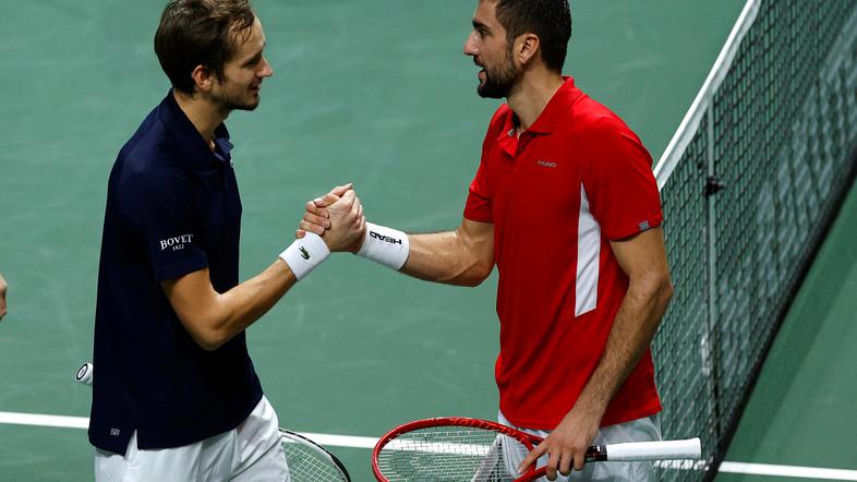 Daniil Medvedjev Marin Čilić Davis Cup