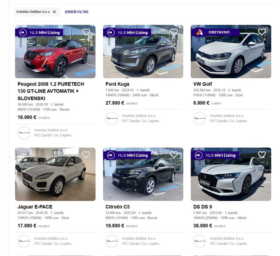 Rabljeni avtomobili | Avtor: Doberavto