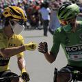 Primož Roglič in Peter Sagan