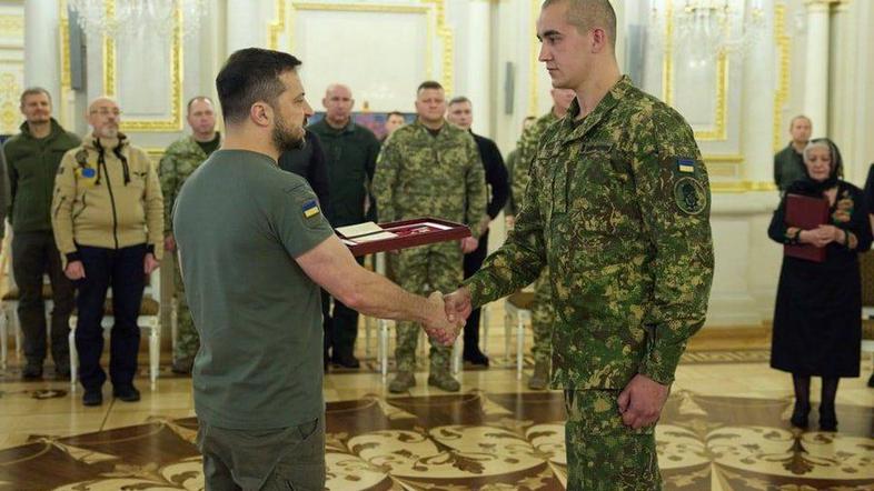 Volodomir Zelenski in Roman Glomba