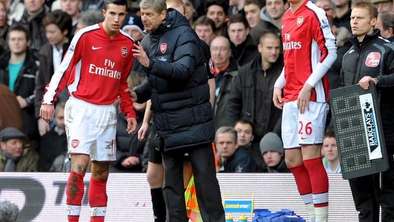 robin van persie arsene wenger