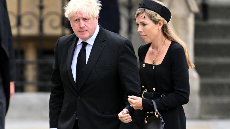 pogreb kraljica Elizabeta II. Boris Johnson Carrie Johnson