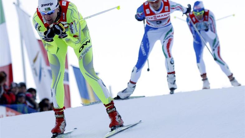 Petra Majdič je tokrat prismučala do petega mesta. (Foto: EPA)