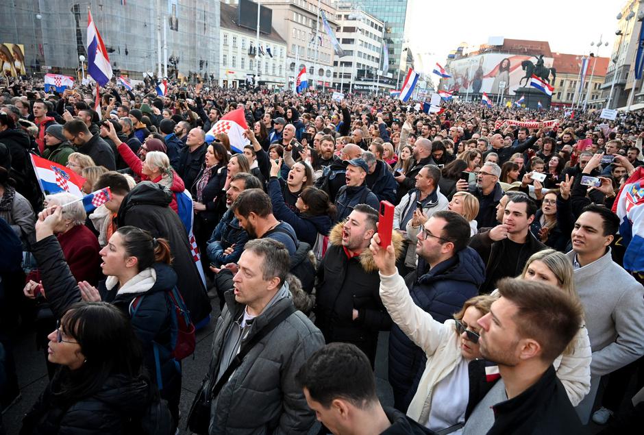 Zagreb prostest | Avtor: Profimedia