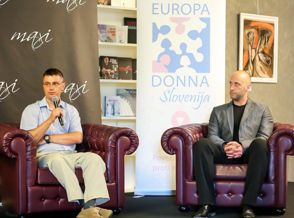 Erik Škof onkolog internist in Sebastjan Merlo ginekolog | Avtor: Aleš Černivec