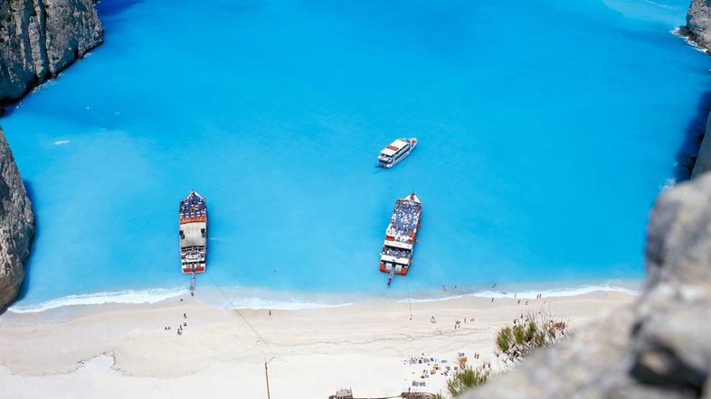 Navagio Beach, Zakynthos, Grčija