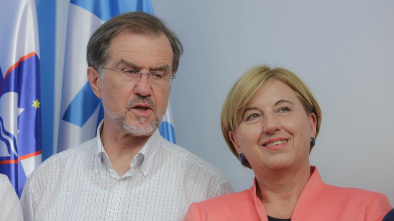 Alojz Peterle in Ljudmila Novak, NSi