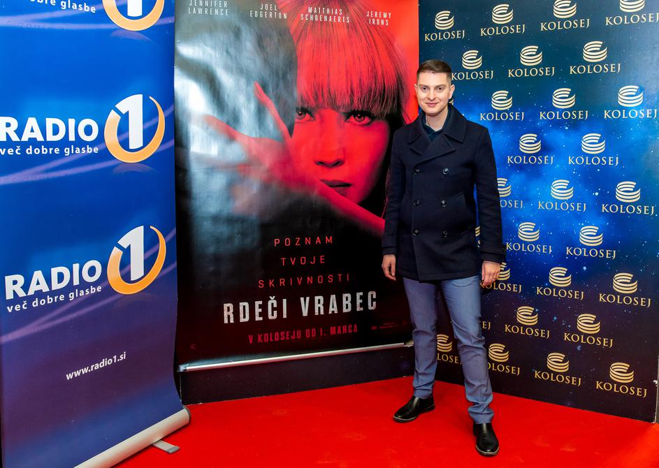 Predpremiera filma Rdeči vrabec