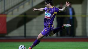 Maribor je v osmi pokalni finale popeljal zadetek Etiena Velikonje. (Foto: Nik R