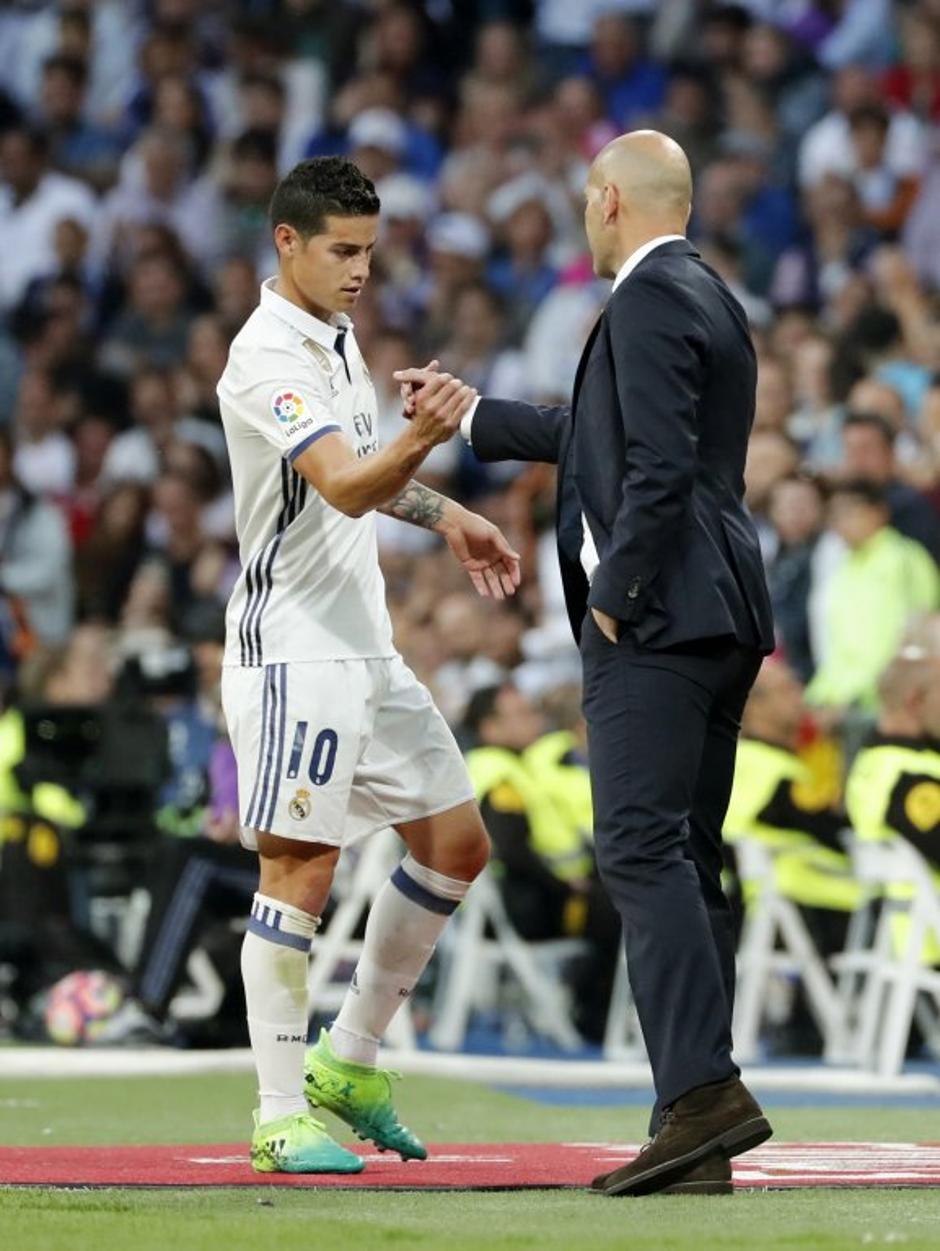 james rodriguez zinedine zidane | Avtor: EPA