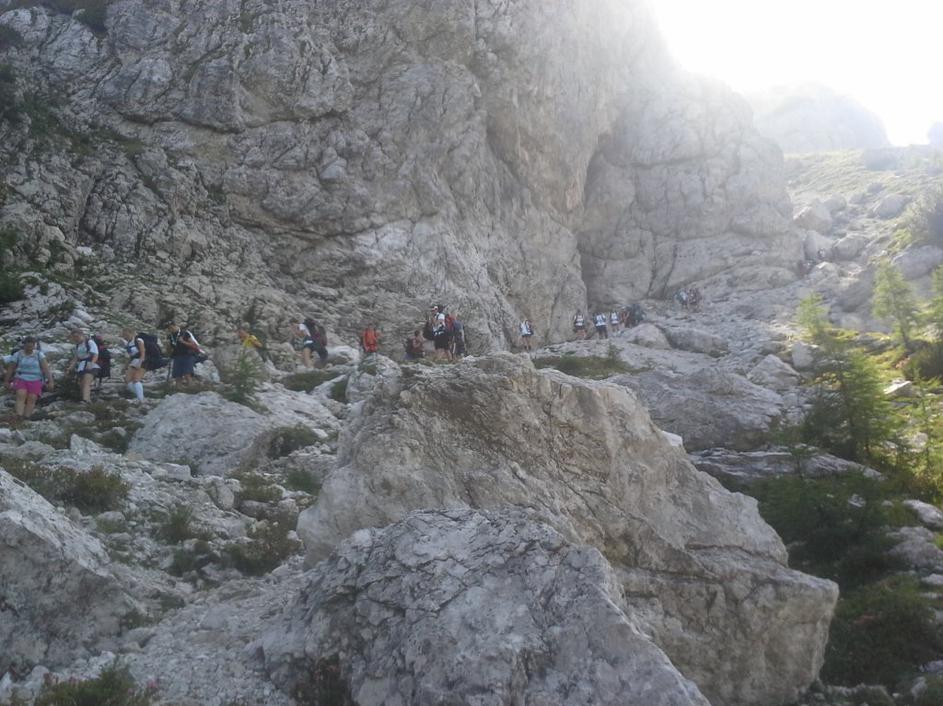 Reševanje mladih planincev