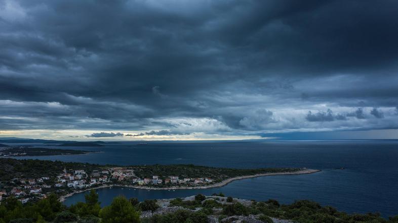 Oblačno vreme na hrvaški obali