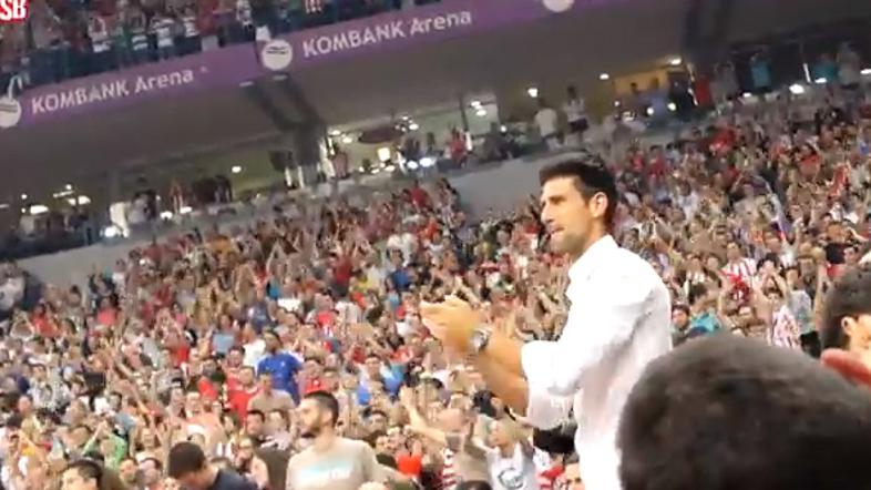 Novak Đoković Kombank Arena Crvena Zvezda Unics Kazan