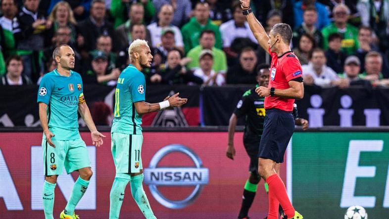 Neymar Skomina Mönchengladbach Barcelona