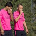 Iniesta Luis Suarez Barcelona prvi trening