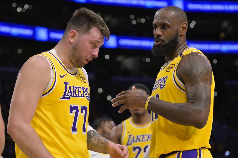 LeBron James Luka Dončić LA Lakers | Avtor: Profimedia