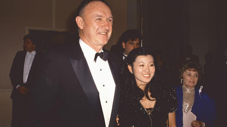 Gene Hackman Betsy Arakawa na zlatih globusih 1989