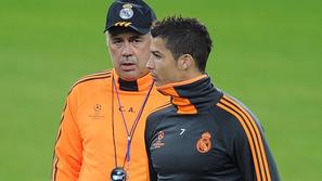 carlo ancelotti cristiano ronaldo