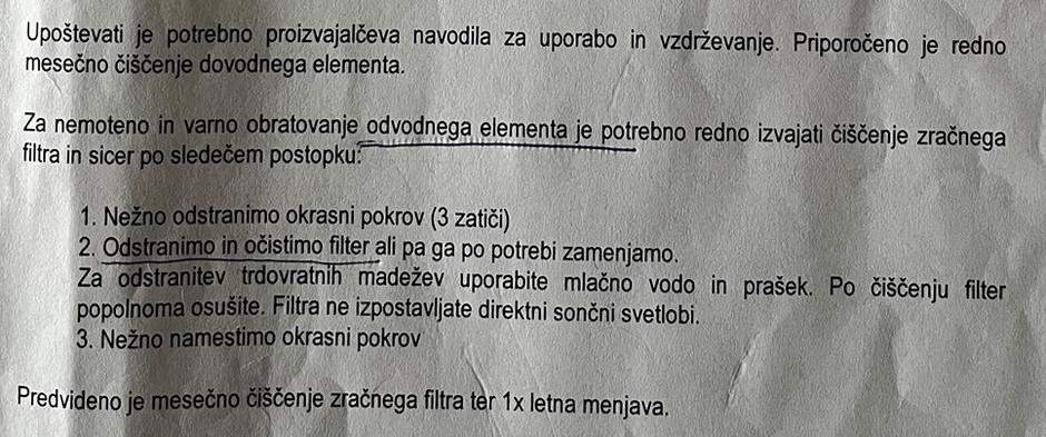 prezračevanje Ježkova 2 LJ | Avtor: arhiv najemnika