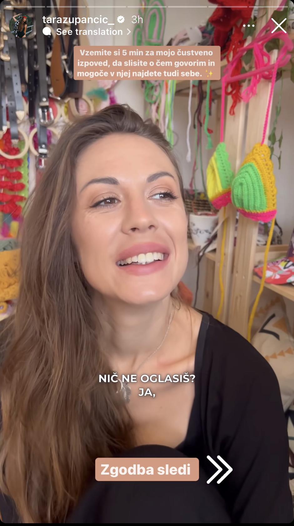 Tara Zupančič | Avtor: instagram