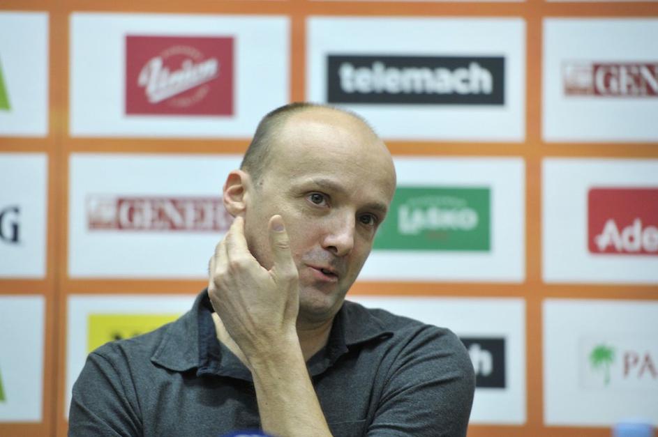 Tiskovna konferenca ob predstavitvi Jureta Zdovca.