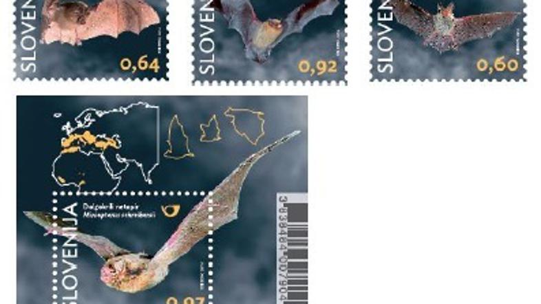 znamke netopirji