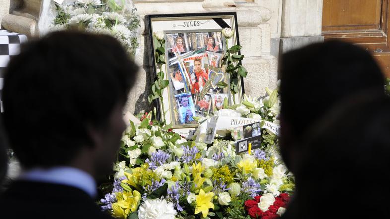 Jules Bianchi, pogreb