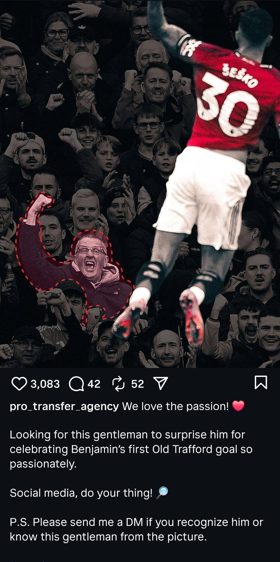 Šeškov navijač | Avtor: Twitter