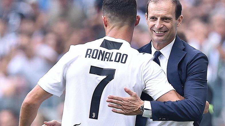 cristiano ronaldo massimiliano allegri