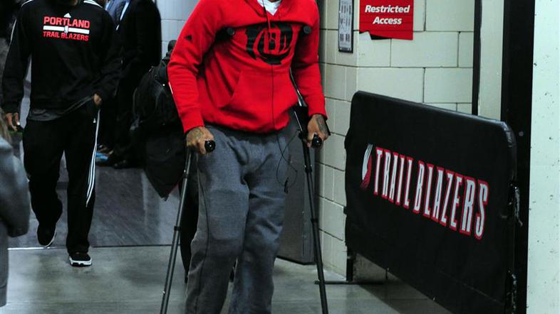 Rose Portland Trail Blazers Chicago Bulls NBA bergle poškodba kolena