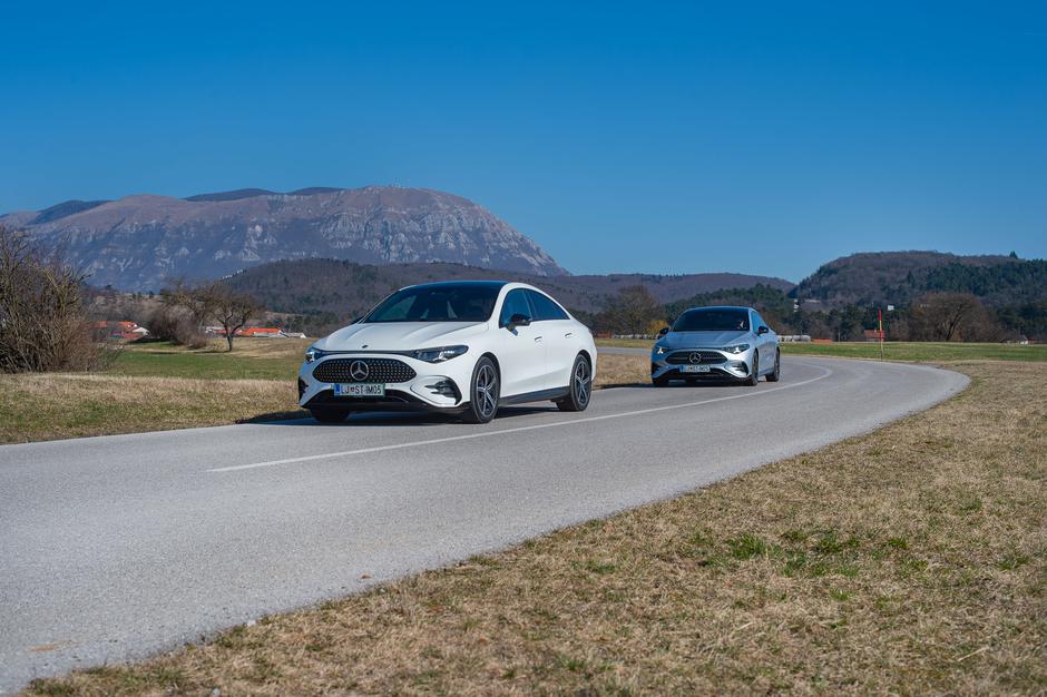 Primerjava: Mercedes-Benz CLA, hibrid in elektrika | Avtor: Anže Petkovšek