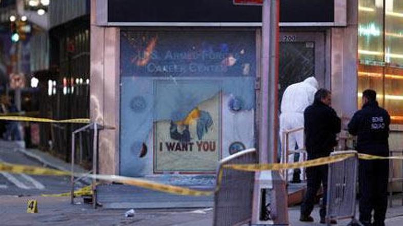 Policija na prizorišču eksplozije