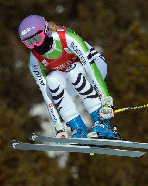 Höfl-Riesch Höfl Riesch Lake Louise smuk alpsko smučanje svetovni pokal