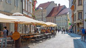 Ljubljana center lokali ulica