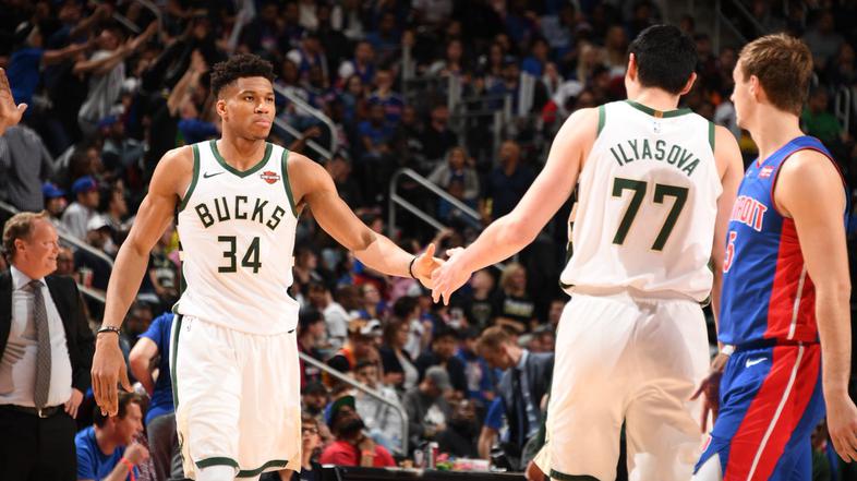 Giannis Antetokounmpo Detroit Pistons Milwaukee Bucks