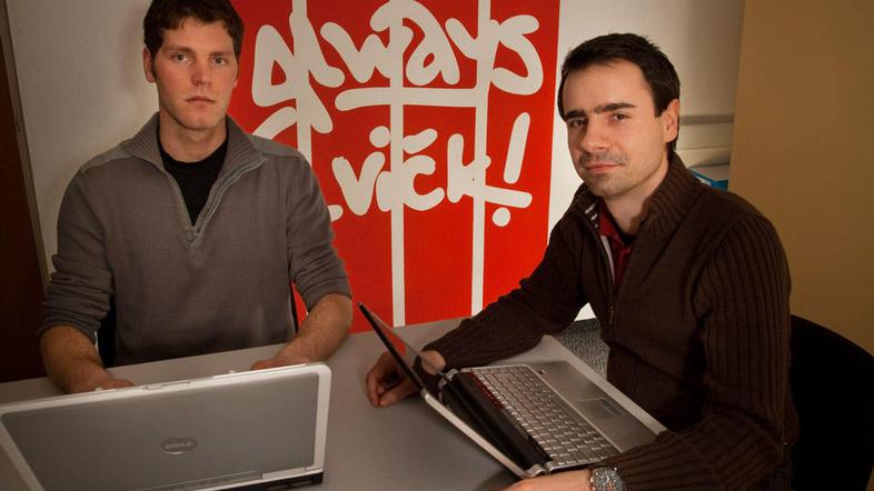 Andrej Krštinc in Luka Blažič ne skrivata navdušenja nad državno denarno podporo