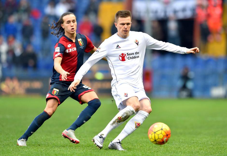Diego Laxalt Genoa Fiorentina | Avtor: EPA