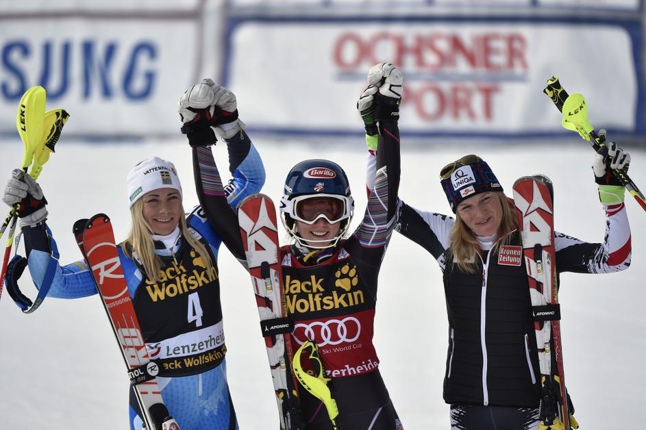 Shiffrin Hansdotter Marlies Schild ženski slalom Lenzerheide