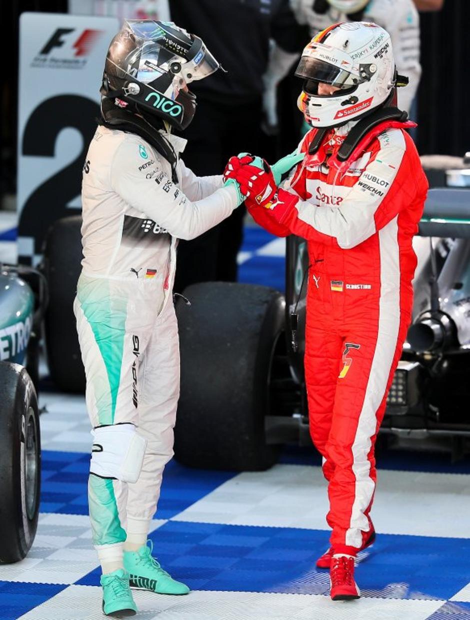 nico rosberg sebastian vettel | Avtor: EPA